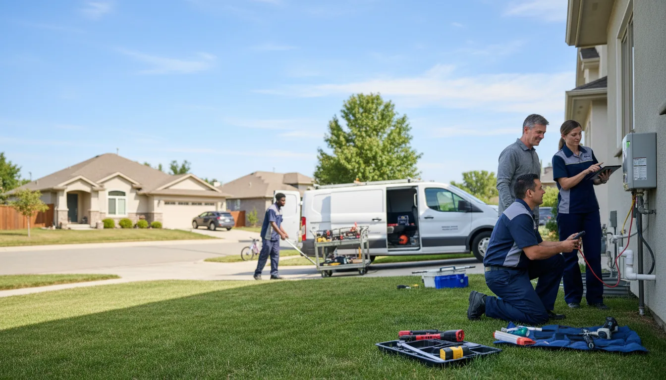 Tankless water heater service in Madison, AR